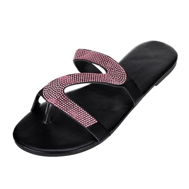 TJAZFJPA Pantoufles-Chaussettes pour Femmes Chien Pantoufles Décontractées Unies Romaines Grande Taille Plates Sandales Chaussures Pantoufle pour Femmes Pantoufles d'Intérieur