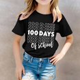 thumbnail image 2 of TZEWGL Chemise Décontractée pour Enfant Mignonne Imprimée Graphique Col Rond Manches Courtes Vêtements pour Filles Garçons Taille 6-7T, 2 of 4