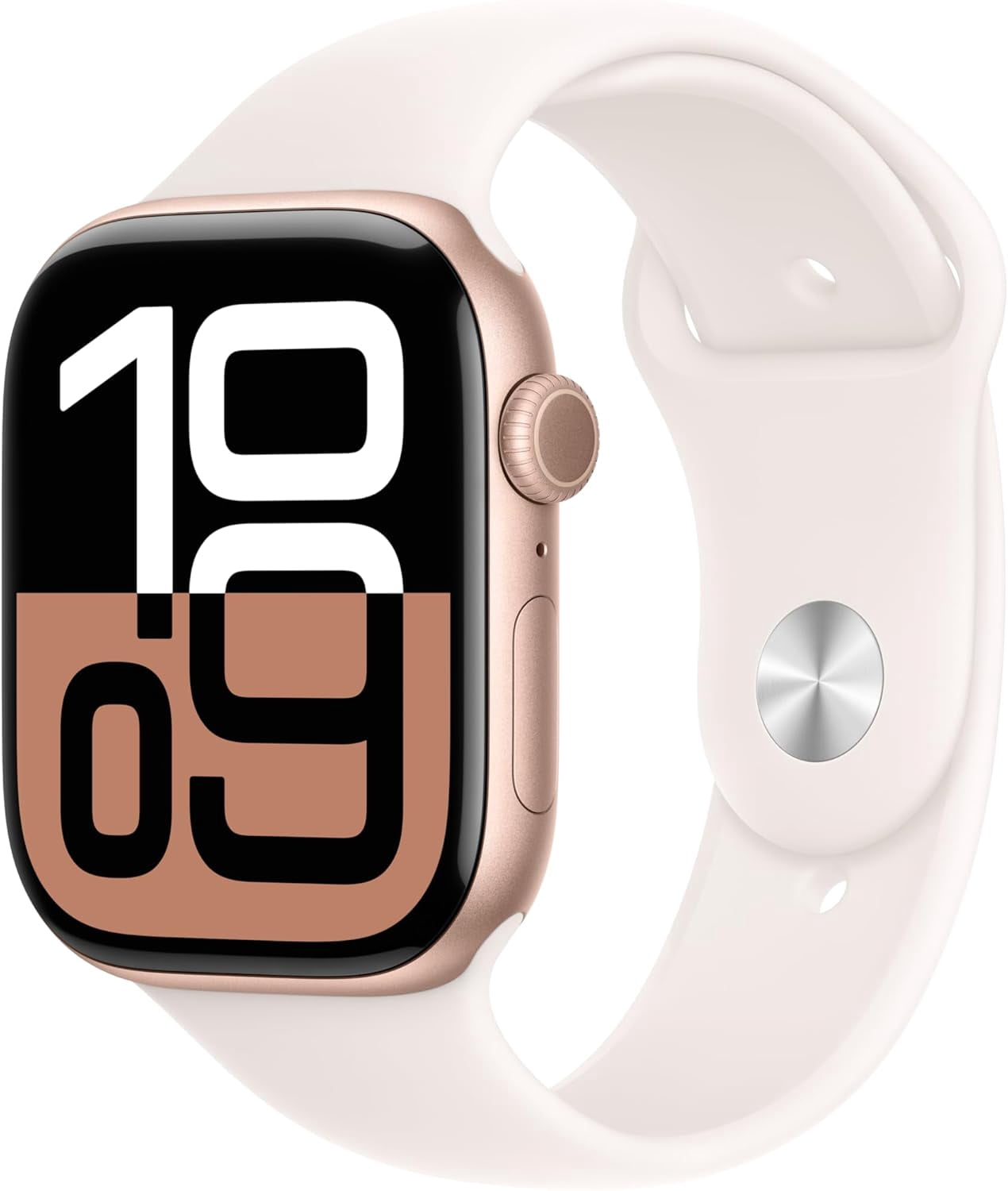 Refurbished Apple Watch Series 10 Aluminum 46mm A3003 (GPS Only, No Cellular) Rose Gold (Grade B)