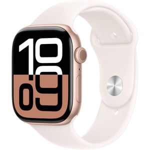 Rénovés Apple montre Series 10 Aluminium 46mm A3003 (GPS + Cellulaire) Or rose (Grade A+)