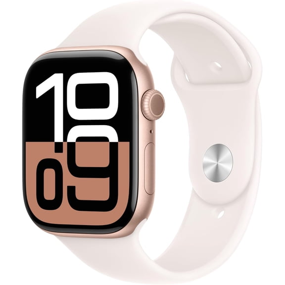 Remis à Neuf Apple Watch Series 10 Aluminium 42 mm A3001 (GPS Seulement, Sans Cellulaire) Or Rose (Grade A+)