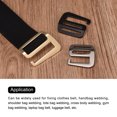 thumbnail image 5 of Unique Bargains 1.5' 38mm Webbing Release G Hook Buckle Adjusters for Backpack Strap, 8Pack Silver Tone, 5 of 5