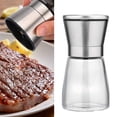 thumbnail image 2 of XZNGL Kitchen Salt And Pepper Grinder 6oz Stainless Steel Mill Shakers Easy to Use Fill, 2 of 9