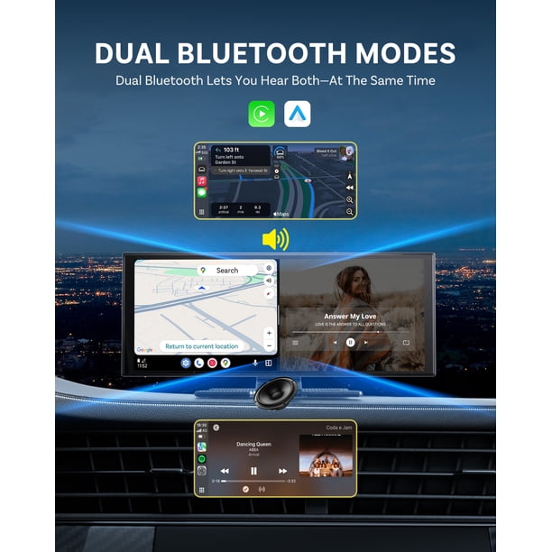 Ottocast 11.4' Wireless Carplay Screen for Car, Ottoscreen-AI, AI