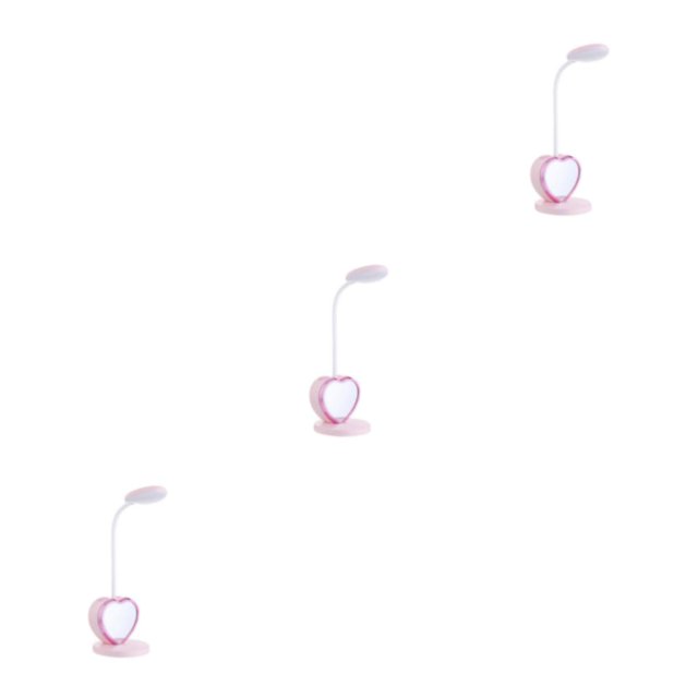 kurtrusly Convenient Portable Desk Lamp For Girls Stay Productive Wherever Are And Touch pink 3Set