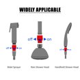 thumbnail image 3 of Shower Head Valve G1/2 Shut Off Valve Water Flow Control Valve Regulator High Pressure Controller, 3 of 6