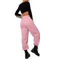 thumbnail image 3 of Innerwin Jogger Pants With Pockets Women Trousers Sports Solid Color Lounge Sweatpants Pink M, 3 of 4