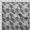 thumbnail image 4 of oneOone Cotton Poplin Gray Fabric Asian Floral Craft Projects Decor Fabric Printed By The Yard 56 Inch Wide, 4 of 4