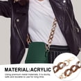 thumbnail image 3 of Acrylic Bag Chain Strap Handbag Chain Strap Replacement Purse Shoulder Bag Strap, 3 of 8