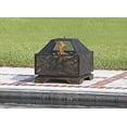 thumbnail image 3 of Fire Sense Catalano Square Fire Pit, Bronze, 3 of 5