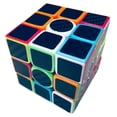 thumbnail image 1 of MarbleSea 3x3x3 Speed Cube Carbon Fiber Sticker Smooth Magic Cube Puzzles, Educational Toy., 1 of 4
