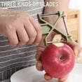 thumbnail image 4 of Iumwxz Potato Peeler Multi Functional Three In Peeler Multi Purpose Melon Peeler Household Fruit Peeler Potato Peeler Peeler Army Green Plastic Holiday Gift Finder, 4 of 9