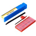 thumbnail image 4 of 7Mm S07K-Sclcr06 Lathe Boring Bar Holder Tool+ 10Pcs Ccmt060204 Carbide Insert, 4 of 9