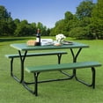 thumbnail image 2 of Costway Picnic Table Bench Set Outdoor Camping Backyard Garden Patio Party All Weather, 2 of 10