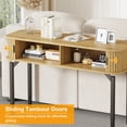 thumbnail image 4 of BeesClover Table Console de 47 Pouces avec Rangement, Table Étroite pour Sofa pour Entrée Ou Couloir, avec Tiroirs et Tablette Ouverte, Table d'Appoint pour Salon, Chambre, 4 of 8