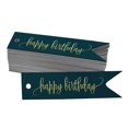 thumbnail image 1 of Inkdotpot Gold Foil Paper Hang Tags Happy Birthday Favor Tags 50 Pieces, 1 of 6