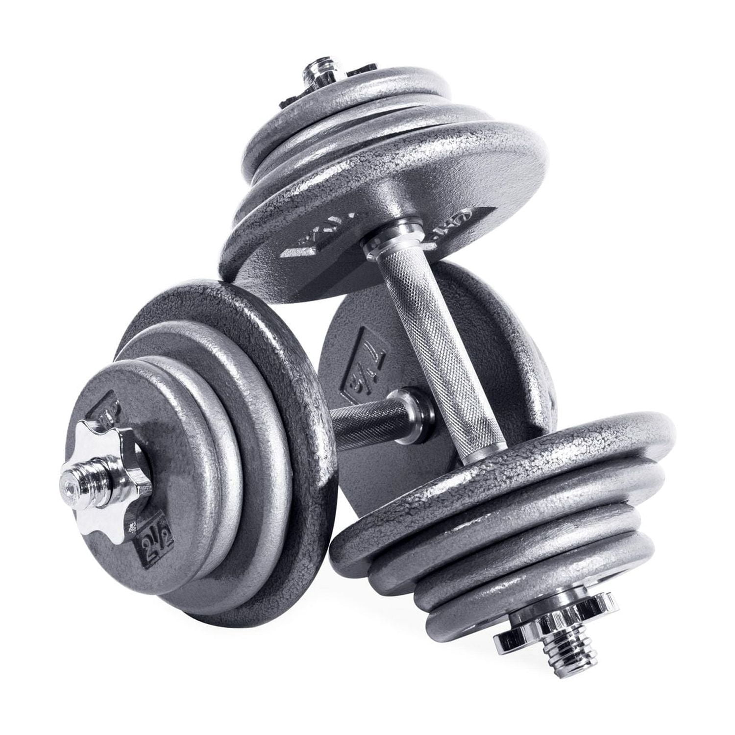 CAP Barbell Standard 1-Inch Cast Iron Weight Plate, 25 lb, Single, Grey