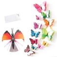 thumbnail image 1 of Labymos 12Pcs Wall Stickers Double-layerd PVC Butterfly Shape Wall Decal Sticker Home Living Room Nursery, 1 of 7