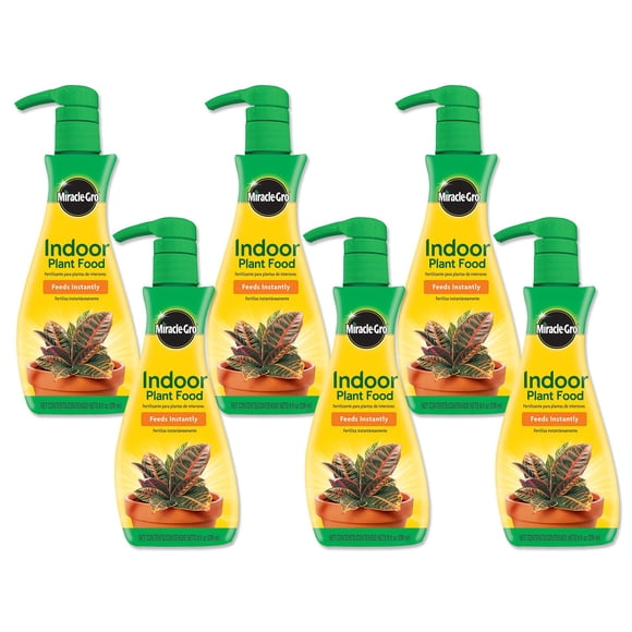 Miracle-Gro Nourriture pour Plantes d'Intérieur, Engrais pour Plantes, 8 oz (Lot de 6)