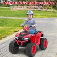thumbnail image 2 of Costway VTT Électrique 24 V pour Enfants à 4 Roues avec Connexion Sans Fil Rouge, 2 of 10