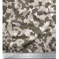 thumbnail image 1 of Soimoi Velvet Fabric Two Tone With Grey Camouflage Fabric Prints By Yard 58 Inch Wide, 1 of 3