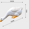 thumbnail image 2 of EIMELI Simulation Lovely Duck Figurine Cute Charming Decor Lightweight For Garden Pond Decoration, 2 of 2