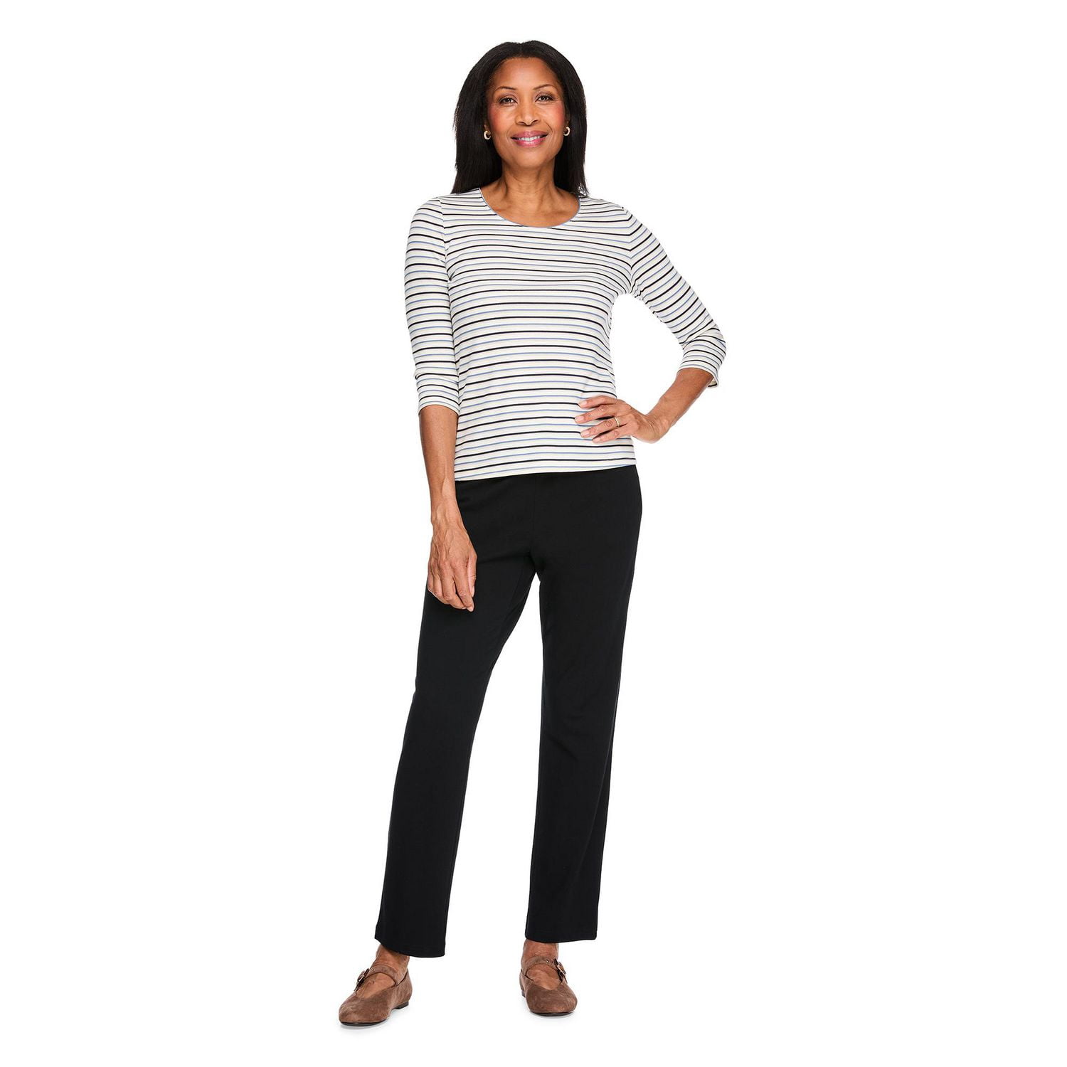 Karen Scott Women's Scoop-Neck Printed T-Shirt