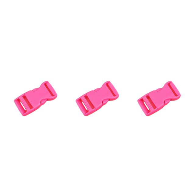 Transemion 10pcs/set Clasp Belt Buckles Designed With In Mind Convenient Release Buckle Rose Red 3Set