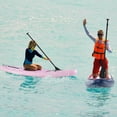 thumbnail image 4 of Goplus Large Inflatable SUP Board, Portable Paddle Board with 5D rings Stand Up Paddle Board for Youth & Adult Pink, 4 of 10