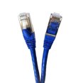 thumbnail image 4 of Micro Connectors E11-050BL Câble Ethernet Sans Accrocs 50 Pieds Chat 7 SFTP Double Blindage RJ45, Bleu, 4 of 4