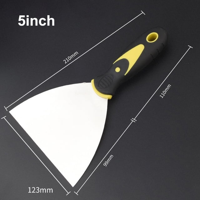 Coupe-mastic en Acier Inoxydable Grattoir Pelle Outils de Peinture Outils de Construction