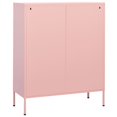 thumbnail image 3 of vidaXL Storage Cabinet Pink 80x35x101.5 cm Steel, 3 of 5