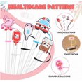 thumbnail image 4 of Ramiter Care Silicone Straw Cover Reusable Straw Straw Plug Cartoon Shaped Protective Sleeve Bowl Cups, 4 of 4