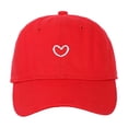 thumbnail image 4 of Trendy Heart Embroidered Baseball Cap for Daily Wear - Adjustable and Versatile Headgear for All Seasons, 4 of 4