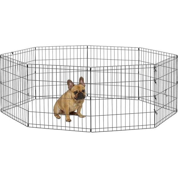 Midwest New World Exercise Pen Black 24 Inch