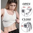 thumbnail image 2 of LAICAIW 3 PCS Fake Belly Ring For Women Fake Belly Piercing Dangle Clip On Belly Button Rings CZ Snake Butterfly Faux Belly Button Piercing Stainless Steel Fake Navel Rings Non Pierced, 2 of 7