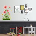 thumbnail image 5 of Ramiter Autocollant Mural Fleurs Roses Feuilles Vertes Autocollants Muraux Imperméable Autocollant Mural Vignes Florales Autocollants Muraux Pelables Autocollants Muraux Papillons pour Chambre de Bébé Chambre, 5 of 5