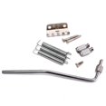 thumbnail image 2 of Electric Guitar Tremolo Bridge Double Bridges Guitar Bass Parts Locking Assembly System Chrome GA503, 2 of 9