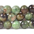 thumbnail image 2 of Bracelet Extensible Unisexe en Perles Rondes 8 mm en Pierre Précieuse d'Opale Verte Naturelle 7 Pouces, 2 of 2