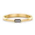 thumbnail image 1 of East-West Stackable Baguette Ring in 10K Yellow Gold, 1 of 3
