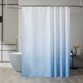 thumbnail image 4 of PRETXORVE Rideau de Douche Imprimé Numérique Dégradé Rideau de Salle de Bain Polyester Épaissi Housse de Bain Rideau de Salle de Bain Couleur Dégradée Rideau de Douche, 4 of 8