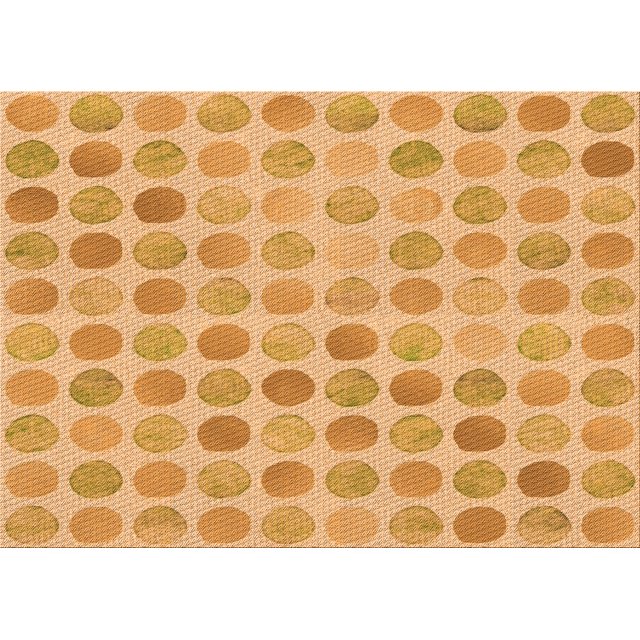 Ahgly Company Tapis d'Intérieur Lavables en Machine Rectangle Transitionnel Jaune Orange, 2' x 4'