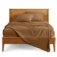 thumbnail image 1 of Bare Home Premium 1800 Collection 3-Piece Bed Sheet Set, Twin-XL, Caramel, 1 of 10
