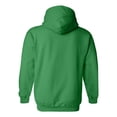 thumbnail image 2 of Gildan Mens Heavy Blend Hooded Sweatshirt, XL, Irish Green, 2 of 2