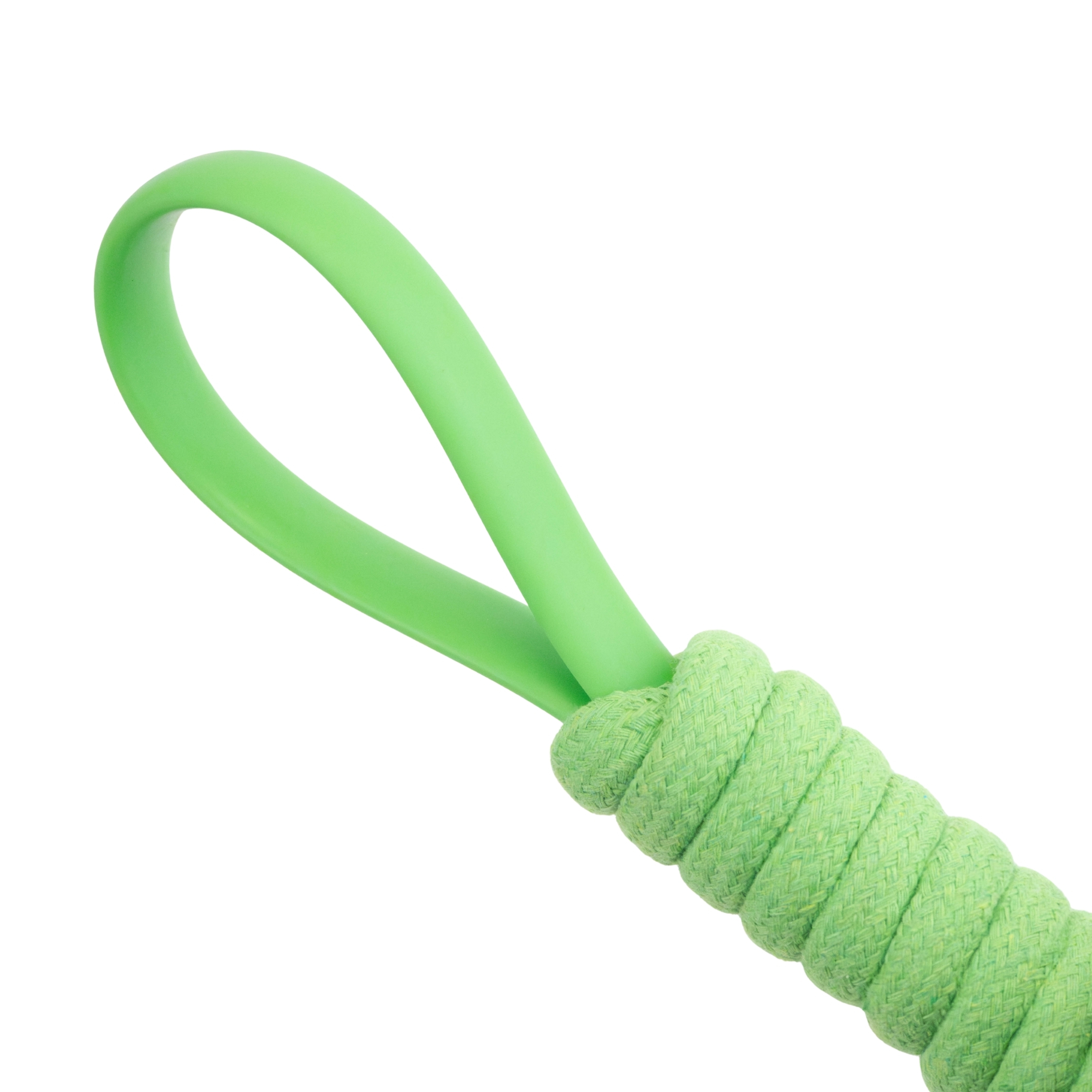 One Paw, jouet à tirer en silicone et corde pour chien, tir à la corde, vert, pour chiens