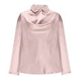 thumbnail image 4 of RKSTN Hauts pour Enseignantes Haut/chemise à Manches Longues à Col Rond Uni pour Femmes, Tenue d'École pour Enseignantes, 4 of 7