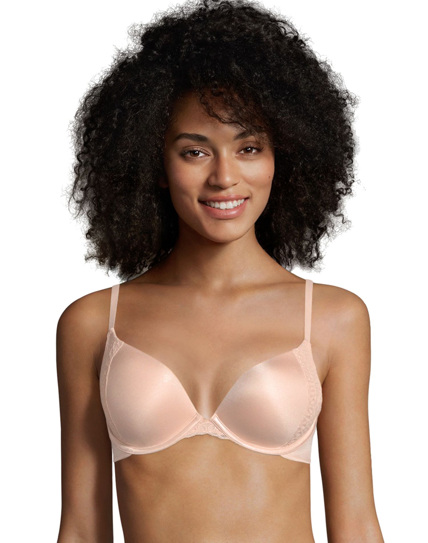 Maidenform Womens Natural Boost Demi Bra, 36C, Sandshell