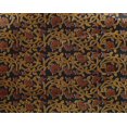 thumbnail image 4 of oneOone Georgette Viscose Fabric Leaves & Floral Block Printed Fabric 1 Yard 42 Inch Wide, 4 of 5