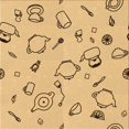 thumbnail image 1 of Ahgly Company Tapis d'Intérieur Lavable en Machine Carré Transitionnel Brun Cannelle, 4 Pieds Carré, 1 of 7