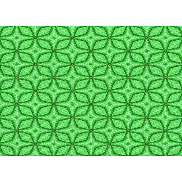Ahgly Tapis Rectangulaire Lavable en Machine Intérieur Transitionnel Vert Néon, 7 Pieds x 9 Pieds